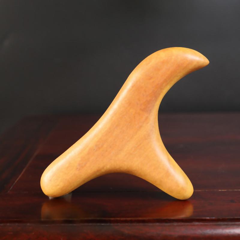 1 Pcs Neck Foot Sandalwood Trigger Point Massage Gua Sha Tools Home Gym Professional Therapy Massage Tool For Back Leg Hand Face