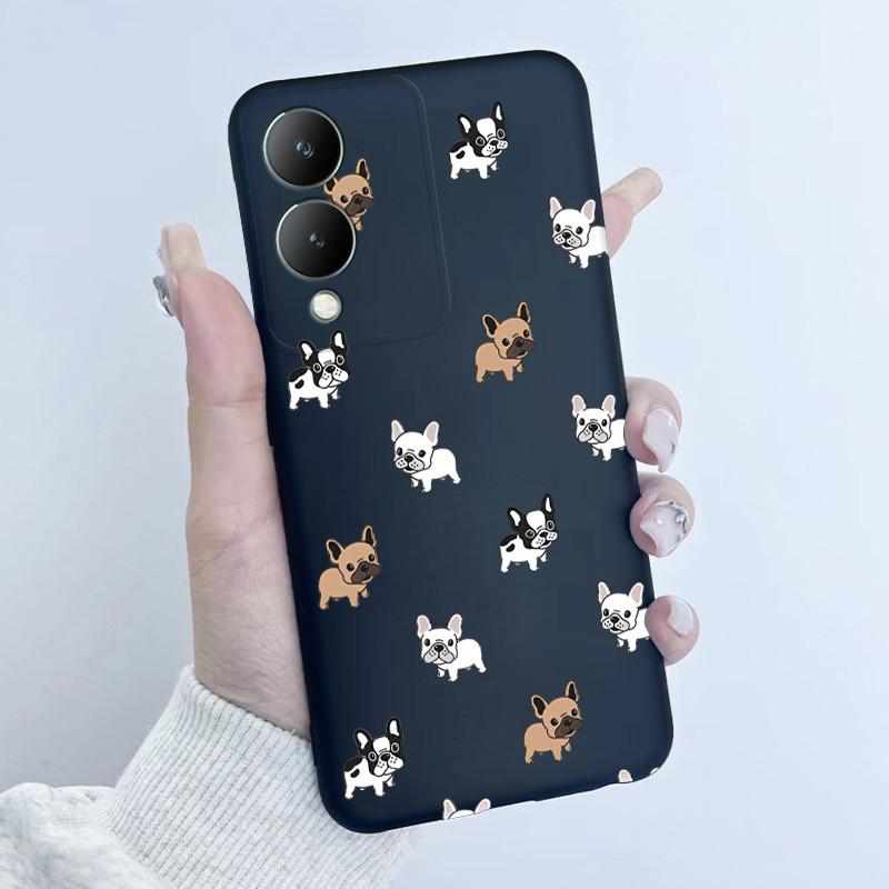 Cute Astronaut Panda Cartoon Phone Case For Vivo Y17s 2023 Casing TPU Slim Back Cover For Vivo Y17S 4G V2310 Soft Silicone Cases