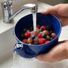 3D Printed Swirl Berry Washing Drain Bowl Large Capacity Berry Strainer Basket  Food Preparation