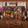 Cat's Gratitude 3D DIY Bookend House Model Toy
