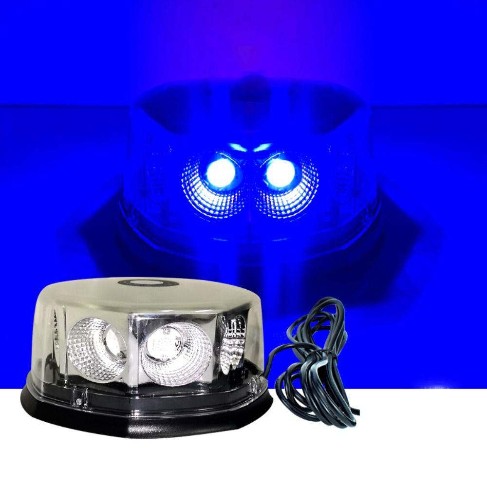 

2-in-1 Design Magnetic Strobe Light Kit IP67 Waterproof Dual Head Warning Flasher Emergency Rescue Style-D