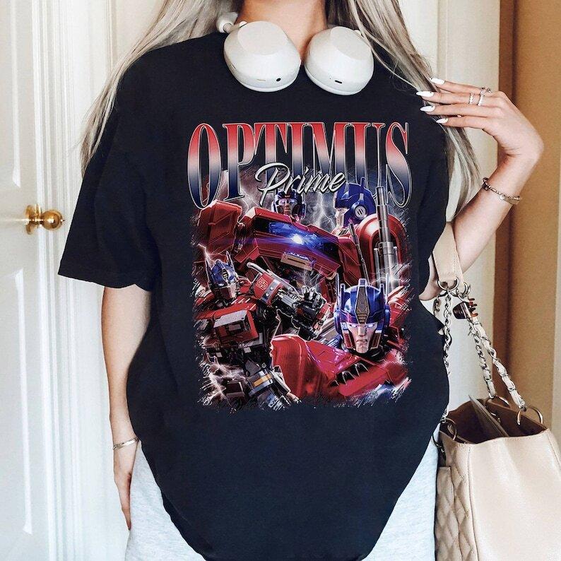 Optimus Prime Shirt | Vintage Optimus Prime Shirt | Optimus Prime Homage Shirt L