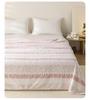 2025 Two-Tone Cationic Jacquard Blanket: Fresh, Stylish Stripes