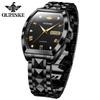 OUPINKE Men's Watch Fully Automatic Mechanical Business Barrel Type High-end Watch