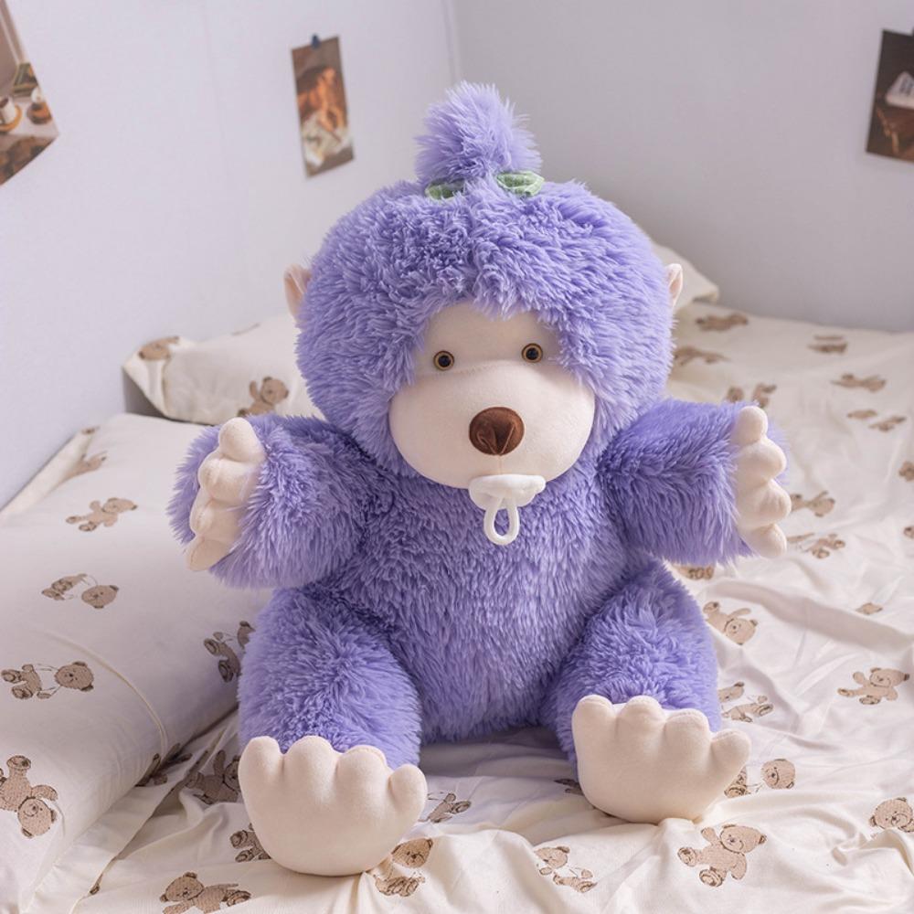 

Fluffy Pacifier Monkey Plush Toy PP Cotton Animal Monkey Doll Monkey Stuffed Doll Room Decoration