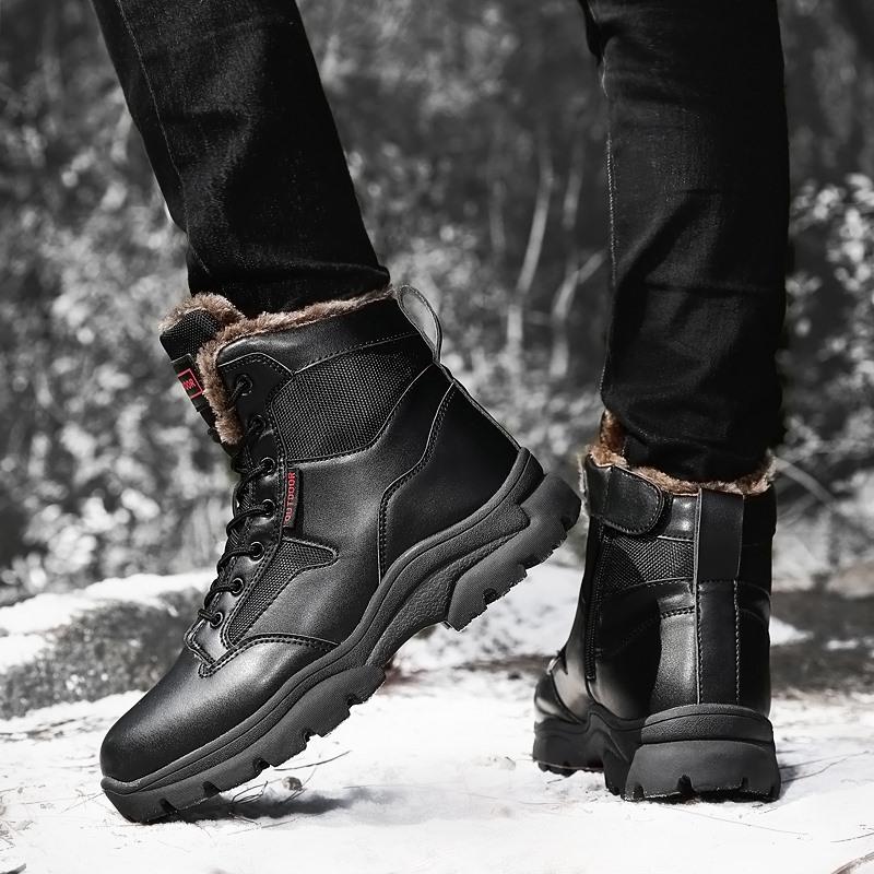 Зимние ботинки Водонепроницаемые мужские ботинки для активного отдыха Ботинки для снега — фото 13