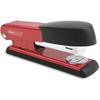Rapesco Bowfin Metal Desktop Stapler - Up To 25 Sheets - 26/6, 24/6 Staples - Closed and Open Stapling - Red/Black-9FR53500R2