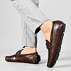 Fashion Luxury Men Penny Loafers Leather Slip On Casual Business Shoes New Mens Wedding Party Flats Office Fashion Dress Men's Shoes