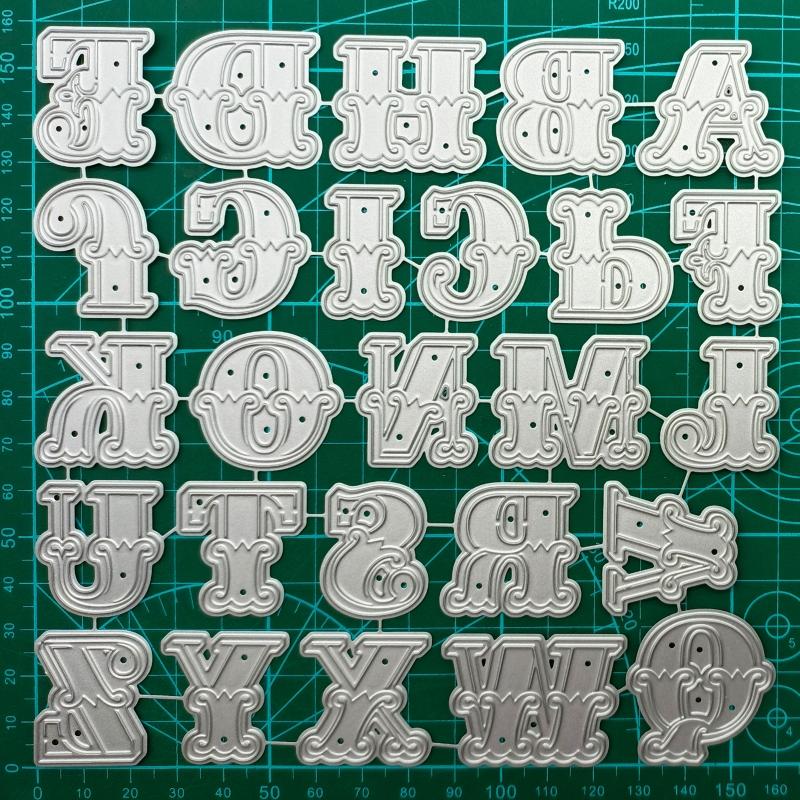 Alphabet Metal Cutting Dies Handmade Crafts DIY Scrapbooking Embossing Supplies for Children Kids Girls Boys
