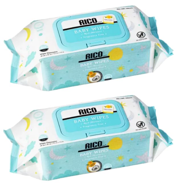 

Детские салфетки RICO 80 шт. x 2 шт. набор (1pack)