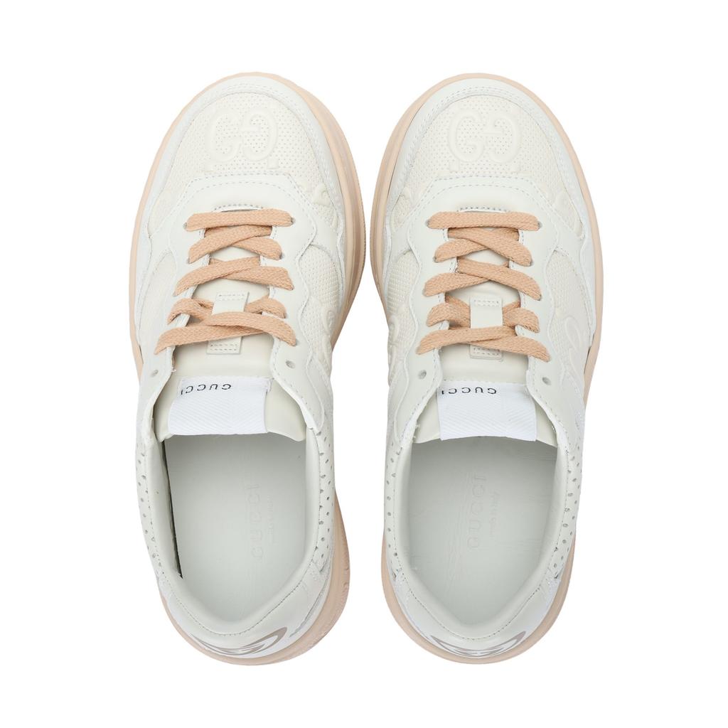 Gucci Wmns Gg Embossed Sneaker 'White Beige' Women's 684911 1XL10 9014