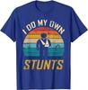 I Do All My Own Stunts Funny Broken Bones Adult and Youth T-Shirt