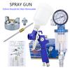 HVLP Spray Gun 0.8mm/1.0mm Nozzle H-2000 Professional Mini Paint Spray Gun Airbrush For Painting Car Aerograph Pneumatic Gun