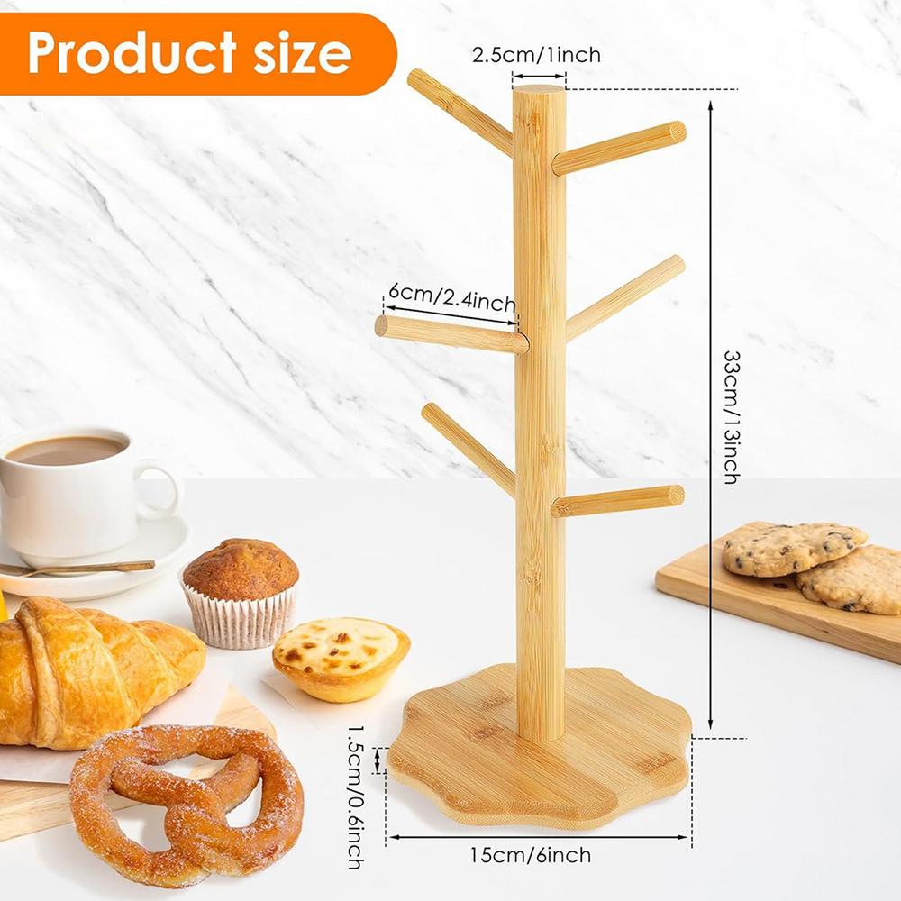 

Деревянная подставка-дисплей для кренделей в форме дерева, органайзер для пончиков, сосисок, экономичная по пространству, декоративный держатель для ресторана, кафе, бара