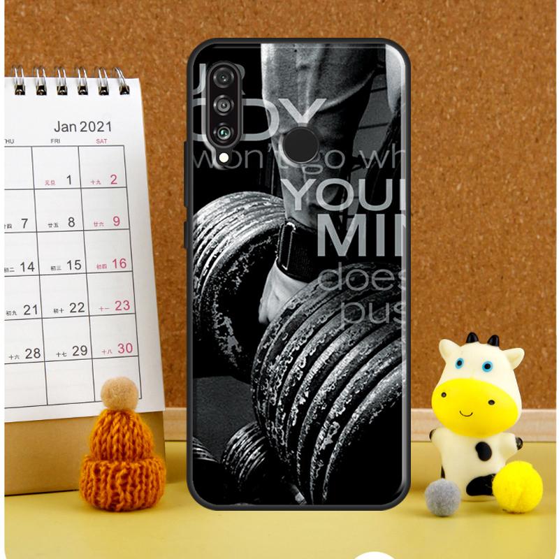 Bodybuilding Gym Fitness Quotes For Huawei Nova 3i 7i 8i 11i 12i 9 10 SE Y60 Y61 Y70 Y72 Y73 Y90 Y91 P20 P30 P40 Lite Case