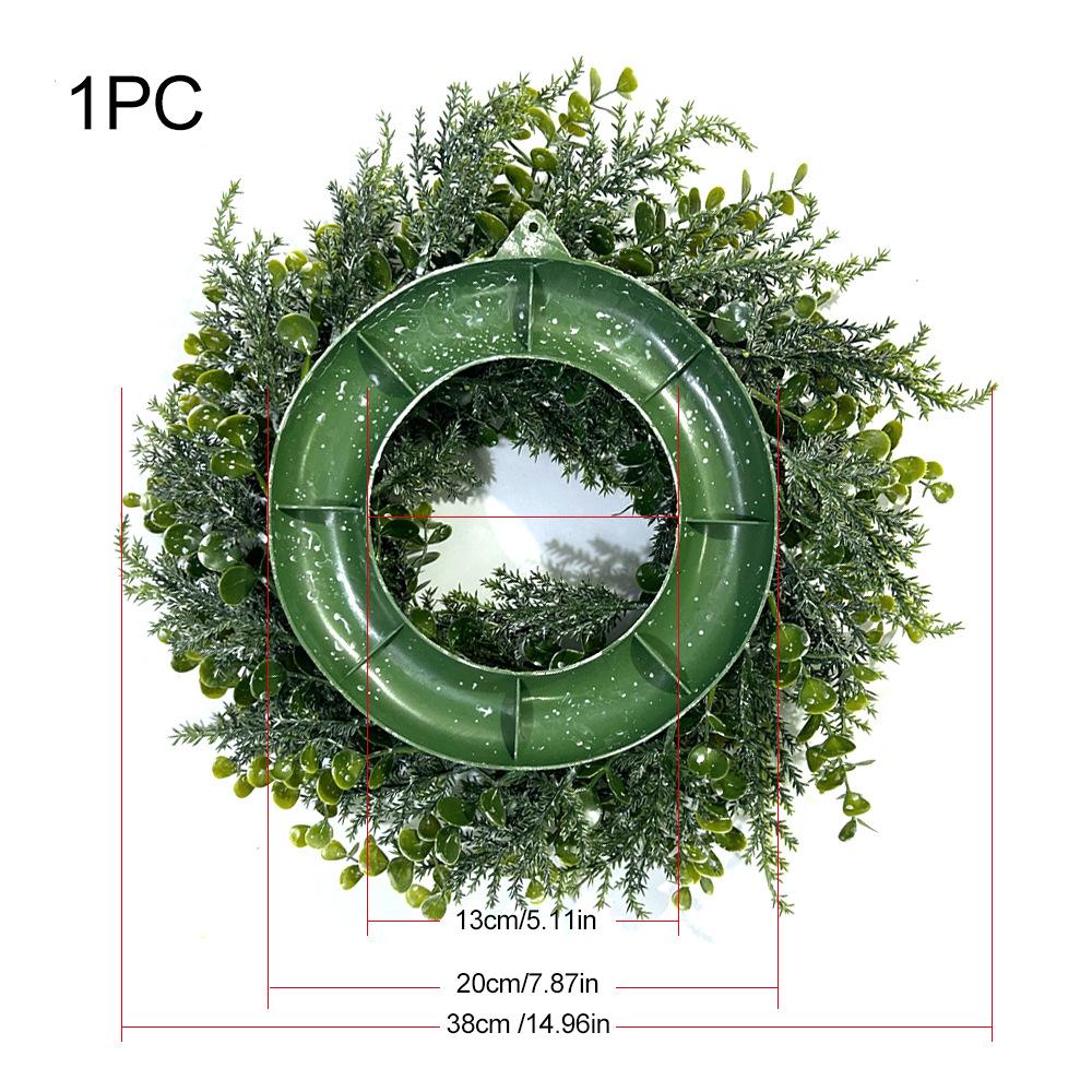 Christmas Decoration Wreath Diy Wedding Decoration Set Eucalyptus Pine Cone Simulation Plant Wreath Door Decoration
