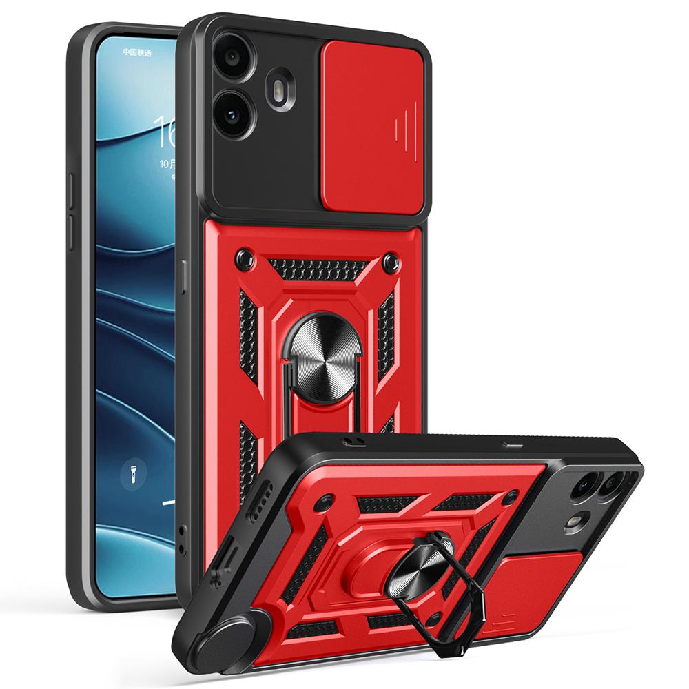 For Nothing CMF Phone 1 Case with Slide Camera Lid PC+TPU Kickstand Phone Cover