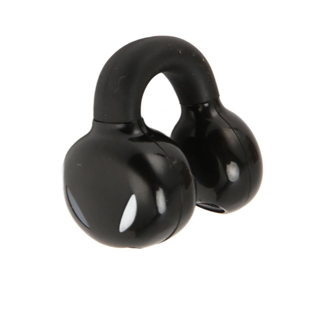Bluetooth Clip On Earphones HiFi Stereo Noise Cancelling Waterproof Clip On Open Ear Headphones for Sports Music Calling