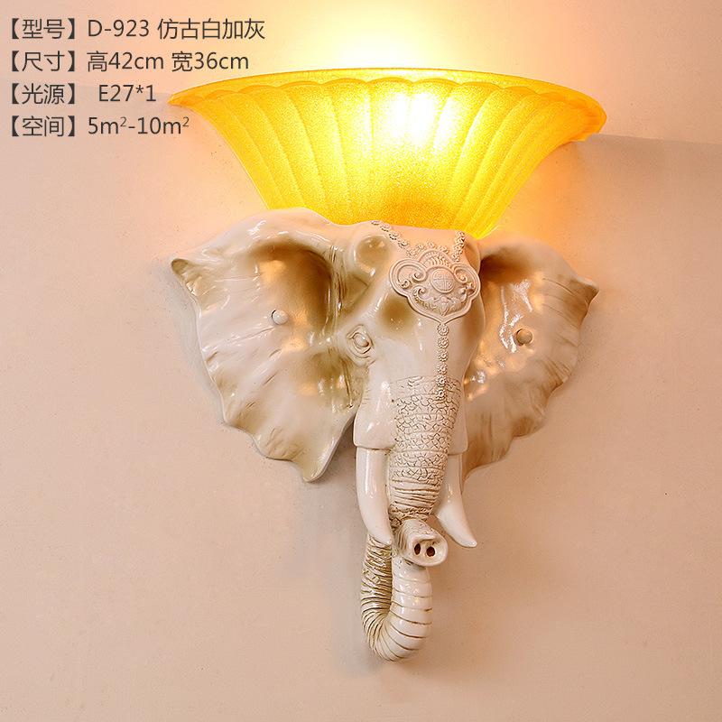 

Elephant wall lamp staircase porch living roomaisle bar bedroom creative animal LED Europeanhotel engineering wall light