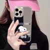 Cute cartoon snoopy iphone17 fun jade cinnamon dog 15promax mirror shell apple 16 makeup mirror