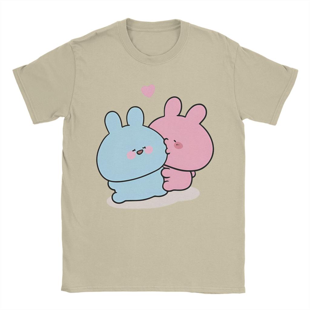 Men Womens Heartfelt Pink Affection Love T Shirts Asamimichaan Cute Asamimi Pure Cotton Tee Shirt Plus Size TShirts
