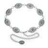 Vintage Turquoise Waist Chain Ethnic Style Beach Body Chain Retro Bohemian Waist Belt  Women