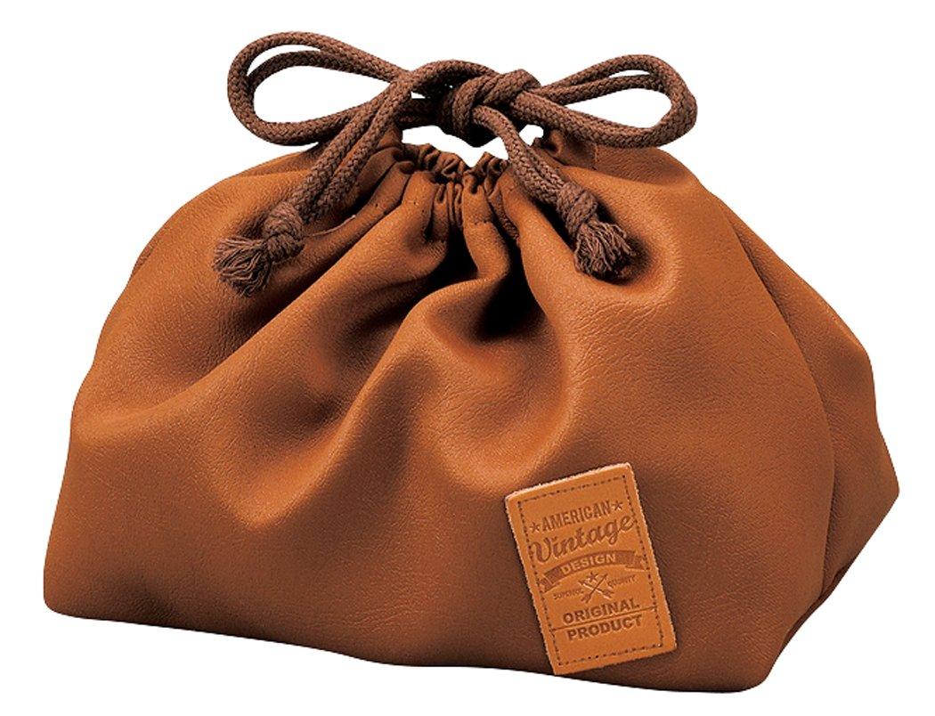 

Tatsumiya Американський вінтажний мішок на шнурку Світлий Ш17 Г11 В17 33673 Сумка, Коричневий, Розмір Прибл.