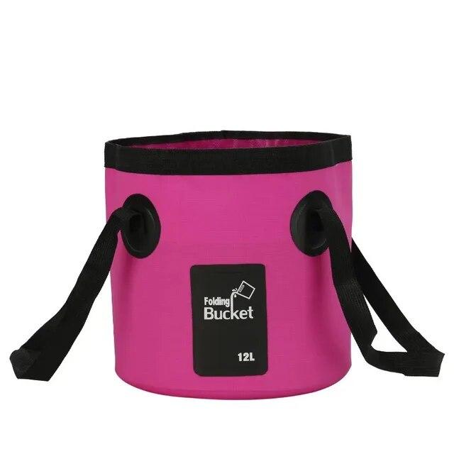 

Портативный водонепроницаемый мешок для воды 12л 20л, складное ведро, контейнер для хранения воды, сумки-переноски для рыбалки, кемпинга, пешего туризма 12L