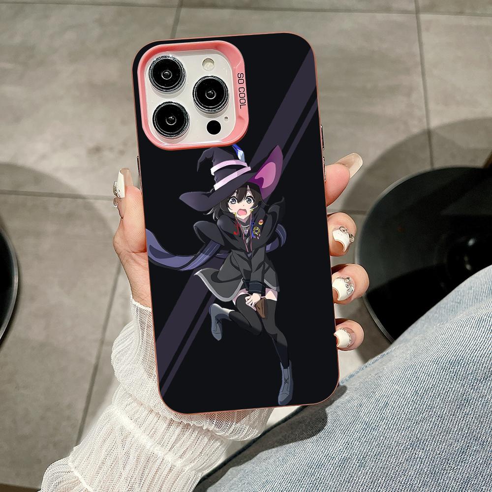 Wandering Witch Saya Phone Case for iPhone 17 16 15 14 13 12 11 X XR XS Air Pro Max Plus Pink Colorful Silver Cover