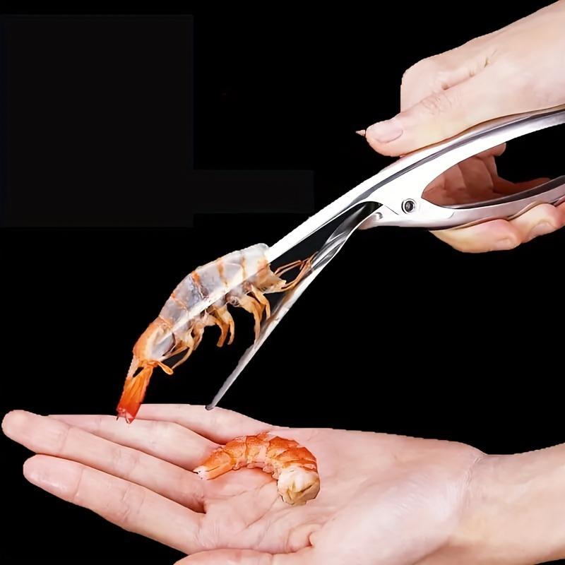 1PC Shrimp Peeler, Portable Stainless Steel Shrimp Peeler, Practical Lobster Food Service Supplies, Kitchen Small Tools