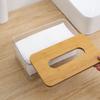 Decorative Tissue Box Cover, Transparent Grey Tissue Holder for Home and Office, Multifunctional Storage Box, Simple Tissue Box