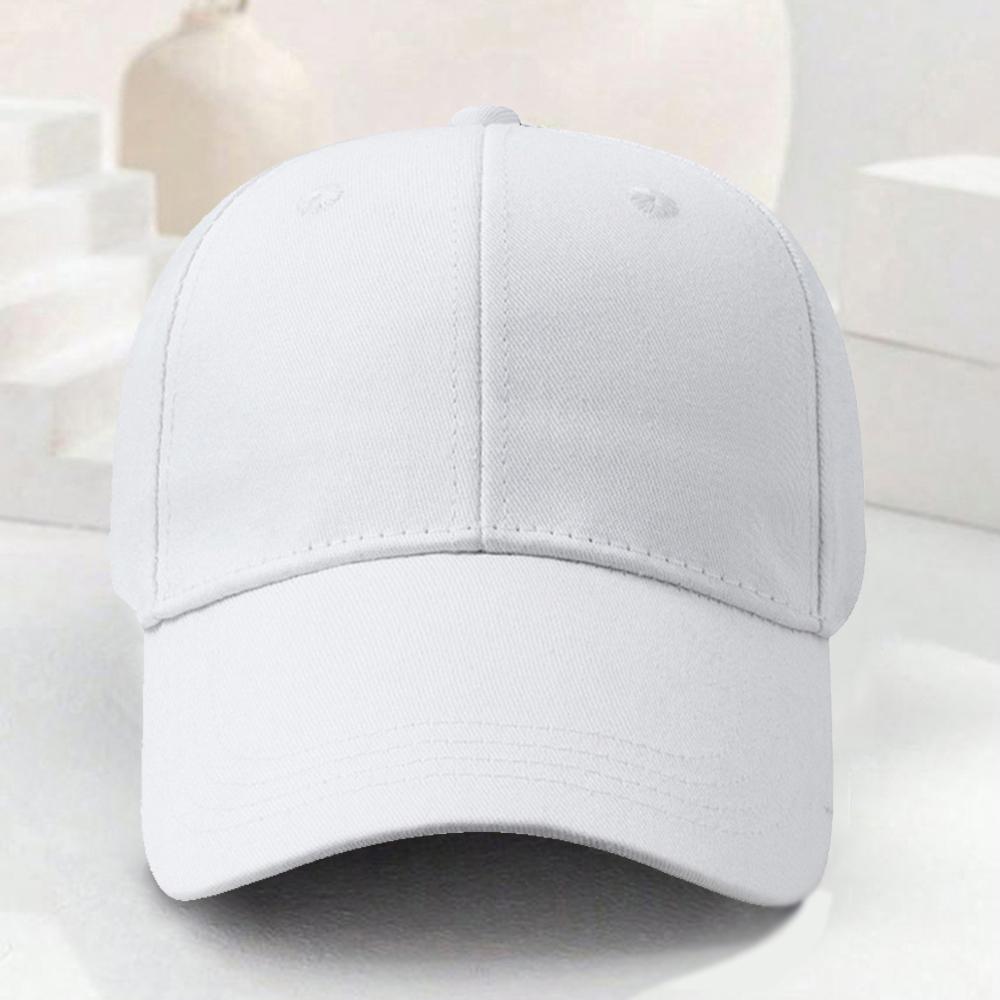 Solid Color Baseball Cap for Women Men Cotton Unisex Hats for Casual Outdoor Sunscreen Windproof and Warm Non-custom