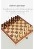 Children's Wooden Chess Board Game - Educational and Early Learning Toy for All Ages