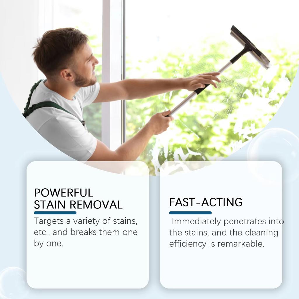 Glass Door Cleaner Spray Shower Door Descaling Bathtub Scale Cleaner Basin Water Stains Remover Bathroom Window Cleaning Liquid
