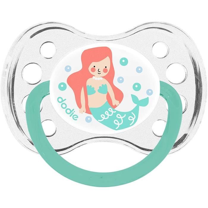 Dodie Anatomischer Schnuller Design Mädchen Silikon +6M A18 2er-Pack