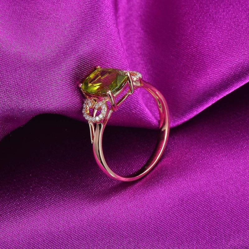 Sace Gems Klassischer Kupferlegierungs-Zirkonring für Damen, Schmuck, Hochzeit, Versprechen, Party, Geschenk