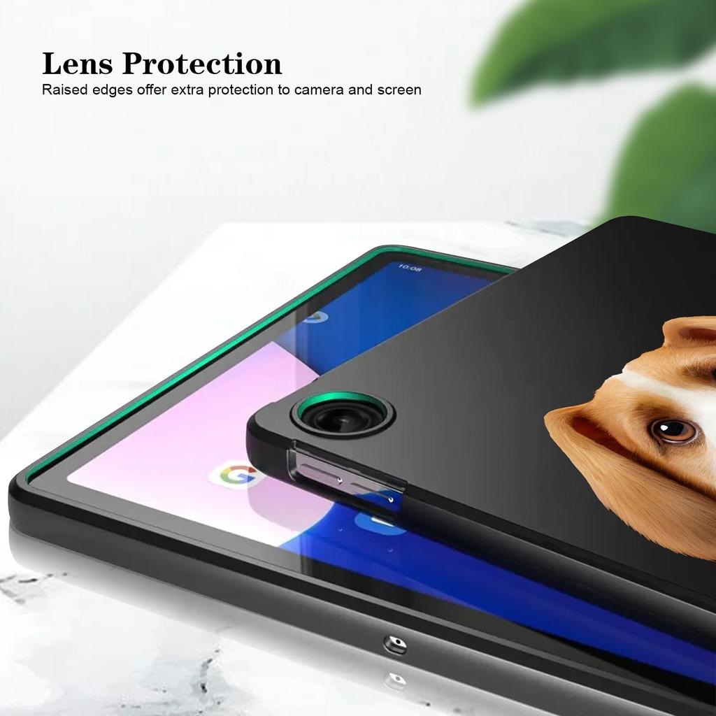 Cartoon-Welpen-Katze, weiche schwarze TPU-Schutzhülle für OPPO Realme Pad 10,4 Zoll/OPPO Realme Pad 5G, stoßfeste Tablet-Hüllen