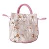 Retro Embroidery Silk Drawstring Handbags Women Purse Wallets Jewerly Packing Storage Bucket Bag Hanfu Accessories
