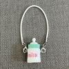 Creative  Miniature Water Cup Pendant Charms For Doll Neck Decoration Cute Mini Milk Bottle Model Plush Doll Accessories