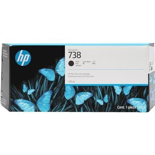 HP Ink/ 738 300-ml BLK DesignJ