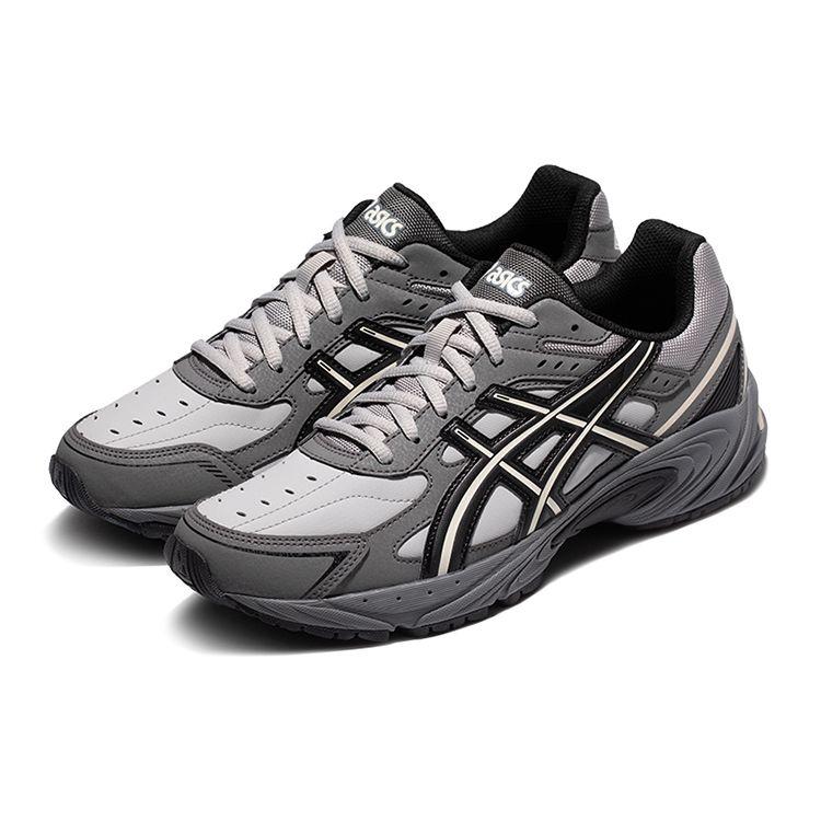 Asics Gel-170Tr Comfortable Fabric Synthetic Leather Low-Top Running Shoes Unisex Sneaker Gray Black 1203A175-020