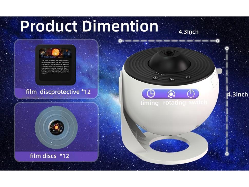 Galaxy Star Androm Planetarium Projector