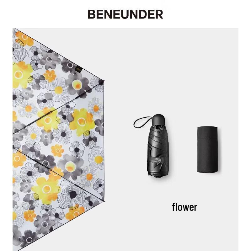 Beneunder UV Protection 5-Fold Automatic Pocket Umbrella