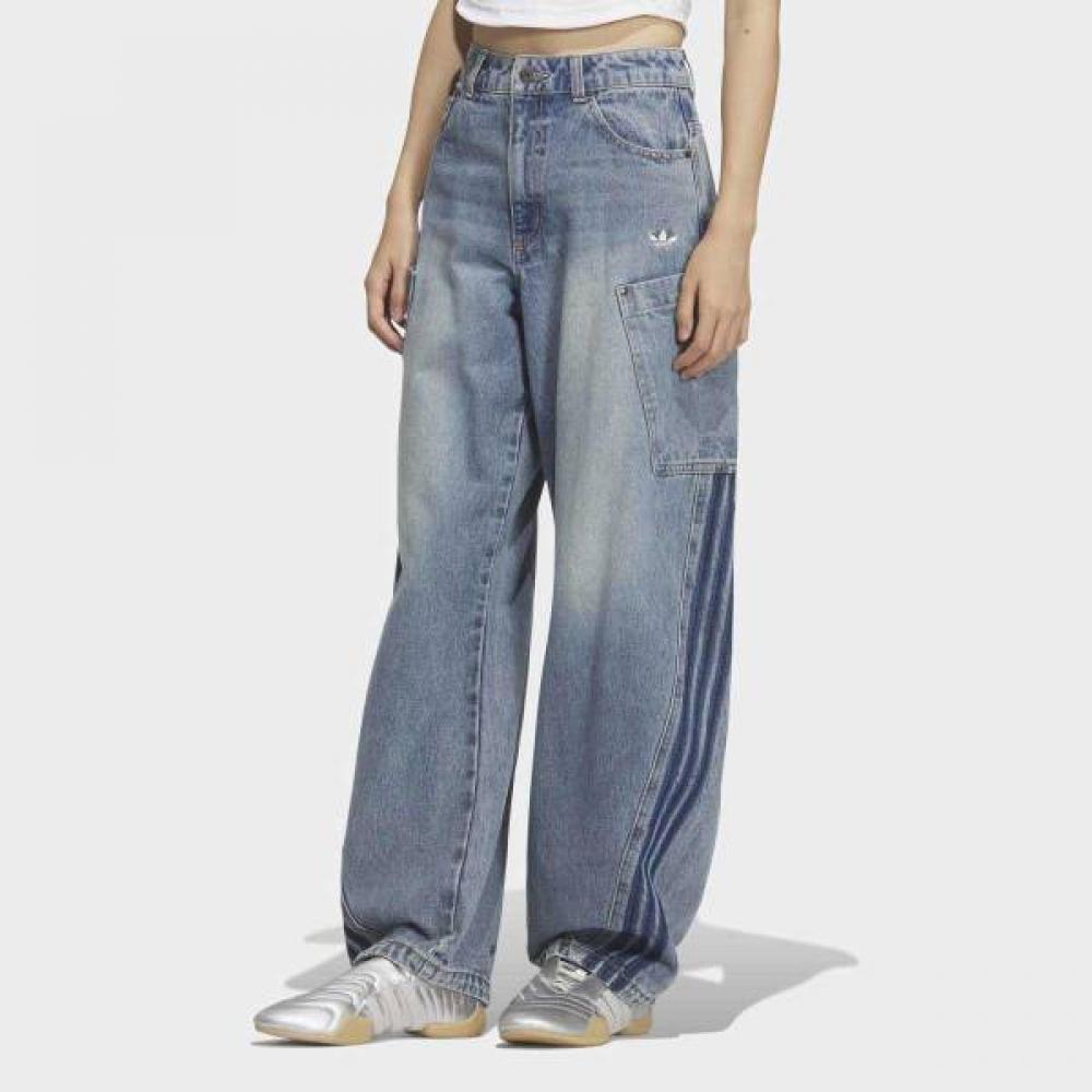 Brandname Women Stylish Casual Loose Fit Denim Pant 29