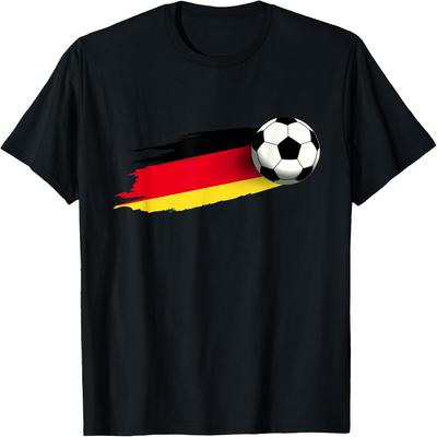 Duitse Vlag Shirt Duits Voetbalteam Duitse T-shirt(2)