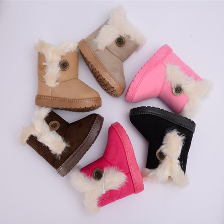 Cross-Border Kids' Snow Boots - Thick, Warm Cotton Boots