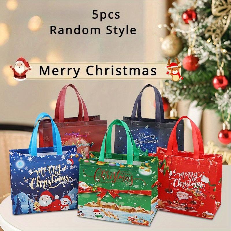 

Christmas Gift Bag Santa Claus Snowman Candy Gift Packaging Bag 2026 Merry Christmas Party Home Decor Navidad Noel 2026 New Year 25x32x17