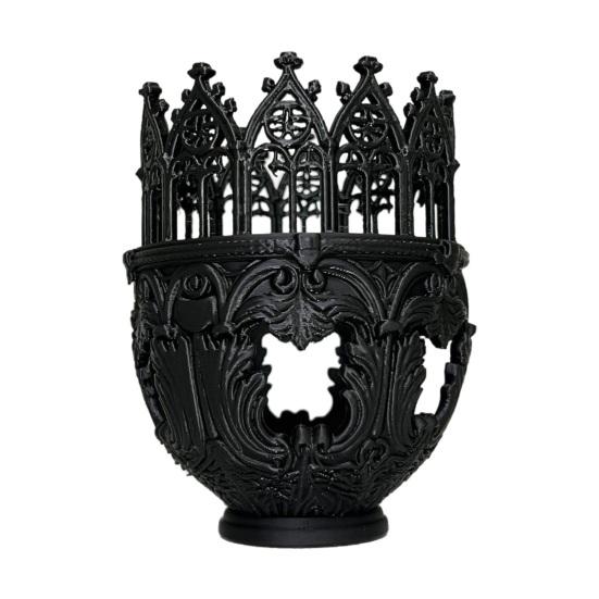 Готический Декоративный Подсвечник 3D Печатный Винтажный Средневековый Подсвечник-Колонна для Декора Стола Камина