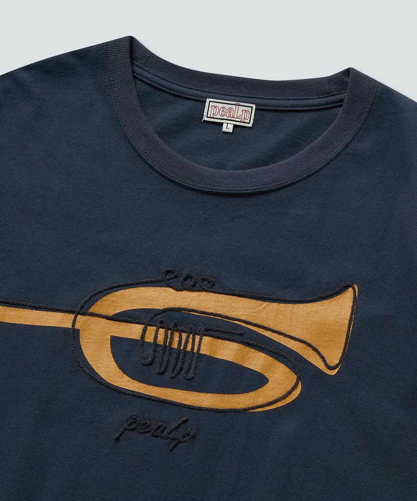 Pilpeu Trumpet Over T-Shirt (Navy)