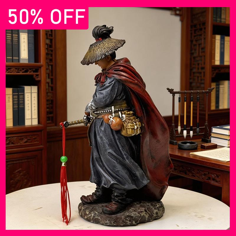 Collectibles sculptures heroes ancient style art ornaments entrance halls office decorations creative popular Chinese style gift